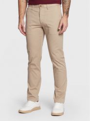 Tommy Hilfiger Chinosy Core Denton MW0MW28884 Beżowy Straight Fit. Brązowe eleganckie spodnie męskie Tommy Hilfiger, m, bez wzorów, z bawełny. Za 319.99 zł.