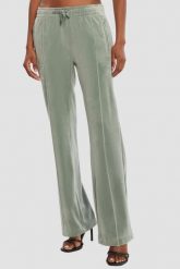 JUICY COUTURE Zielone damskie spodnie z cyrkoniami Tina, Rozmiar XS. Zielone spodnie dresowe damskie Juicy Couture, s, bez wzorów, z dresówki. W wyprzedaży za 197.99 zł.