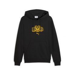 Męska bluza z kapturem ftblCULTURE Borussia Dortmund PUMA. Czarne bluzy męskie Puma, m, bez wzorów, z kapturem. Za 279.00 zł.
