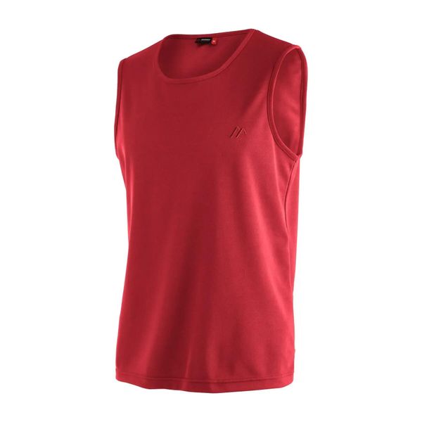 Tank top Maier Sports Peter. Czerwone t-shirty męskie Maier Sports, l, bez wzorów, z materiału, klasyczne, bez kołnierzyka. Za 184.50 zł.