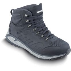 Buty trekkingowe damskie MEINDL Korfu Walker Lady Mid. Niebieskie obuwie sportowe damskie Meindl, bez wzorów, z gore-texu, trekkingowe. Za 908.65 zł.
