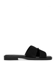 Lasocki Klapki CEO-RST-EMIE-05 Czarny. Czarne klapki damskie Lasocki, bez wzorów, ze skóry, bez obcasa. Za 139.99 zł.