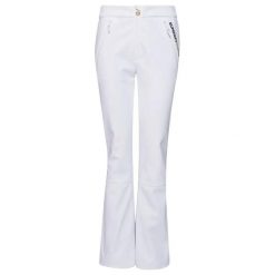 Damskie wąskie spodnie narciarskie softshell Superdry. Białe spodnie materiałowe damskie Superdry., bez wzorów, z softshellu. W wyprzedaży za 729.60 zł.