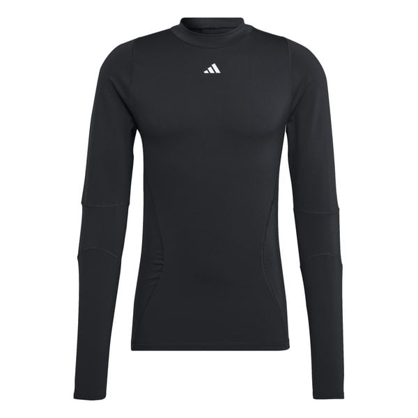 Koszulka męska adidas Techfit COLD.RDY Long Sleeve. Białe koszulki sportowe męskie Adidas, m, bez wzorów, bez kołnierzyka, bez ramiączek, do piłki nożnej, techfit (adidas). Za 169.99 zł.