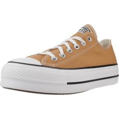 Tenisówki Converse Model Chuck Taylor All Star Lift Ox Kolor Brązowy. Brązowe trampki i tenisówki damskie Converse, bez wzorów, z tkaniny, retro, bez zapięcia. Za 381.30 zł.