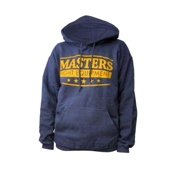 Męska Bluza Z Kapturem. Niebieskie bluzy męskie Masters, m, bez wzorów, z bawełny, z kapturem. Za 213.99 zł.