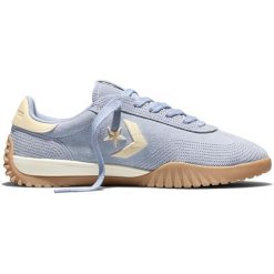 Buty sportowe Converse Run Star Trainer Suede. Niebieskie obuwie sportowe damskie Converse, bez wzorów, z zamszu, retro, bez zapięcia. Za 590.00 zł.