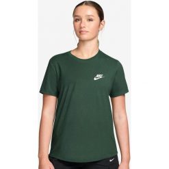 Koszulka sportowa damska Nike DX7902323. Niebieskie koszulki sportowe damskie Nike, m, bez wzorów, z bawełny, bez kołnierzyka, bez ramiączek, na fitness i siłownię. Za 98.75 zł.