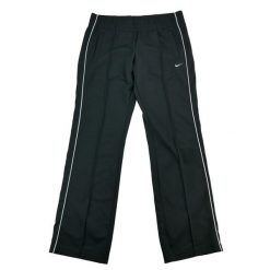 Second life - Damskie czarne spodnie dresowe - Stan bardzo dobry. Czarne spodnie dresowe damskie Nike, bez wzorów, z dresówki. Za 106.46 zł.