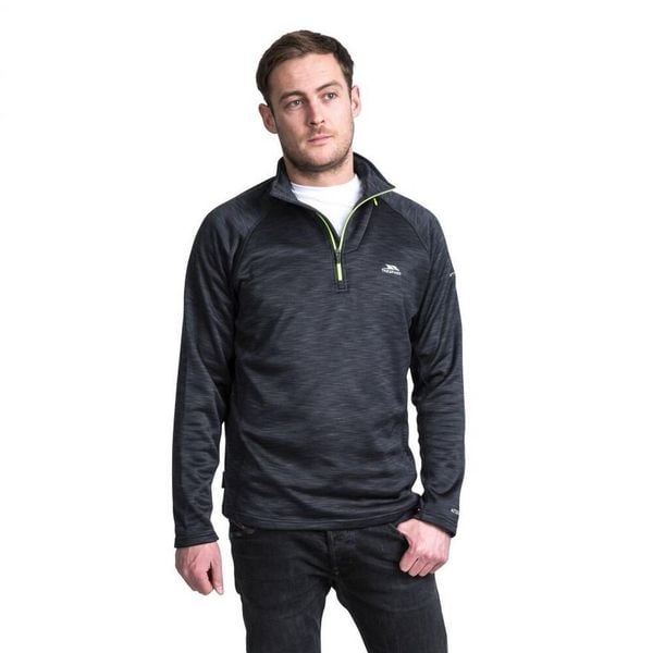 Bluza Polarowa Męska Collins Half Zip. Niebieskie bluzy męskie Trespass, na zimę, l, bez wzorów, z materiału, bez kaptura. Za 163.99 zł.