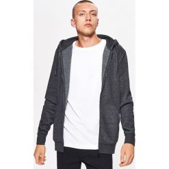 Zapinana bluza BASIC z kapturem - Szary. Bluzy męskie marki Cropp. W wyprzedaży za 69.99 zł.