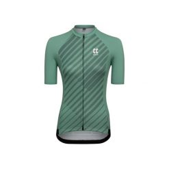 Damski jersey Kalas Motion Z4. Zielone koszulki sportowe damskie KALAS, bez wzorów, z jersey, bez kołnierzyka, bez ramiączek, rowerowe. Za 480.50 zł.