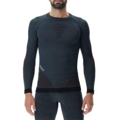 Koszulka treningowa męska UYN Fusyon. Szare buty sportowe męskie UYN, m, bez wzorów, z poliesteru, bez kołnierzyka, bez ramiączek, na fitness i siłownię. Za 409.00 zł.