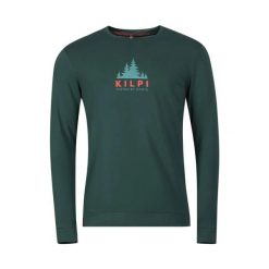 Koszulka z długim rękawem Kilpi Base. Czarne koszulki sportowe męskie Kilpi, m, bez wzorów, z bawełny, bez kołnierzyka, bez ramiączek. Za 166.00 zł.