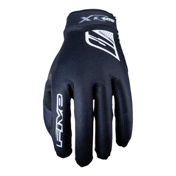 Rękawiczki dziecięce XR-LITE - czarno-białe (czarno-białe) - XL/06. Białe rękawiczki dziecięce FIVE GLOVES, bez wzorów, z materiału. Za 117.00 zł.
