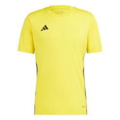 Koszulka męska adidas Tabela 23 Jersey. Czarne koszulki sportowe męskie Adidas, m, bez wzorów, z jersey, bez kołnierzyka, bez ramiączek, na fitness i siłownię. Za 67.99 zł.