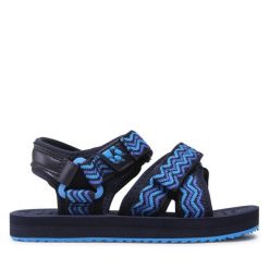 Sandały Jack Wolfskin. Niebieskie sandały dziewczęce Jack Wolfskin, bez zapięcia. Za 119.99 zł.