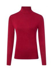 Marie Lund Sweter Kobiety drobna dzianina czerwony, XXL. Czerwone swetry damskie Marie Lund, xxl, bez wzorów, z dzianiny, eleganckie, bez kołnierzyka, bez ramiączek, bez kaptura. Za 179.95 zł.