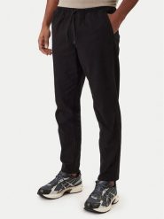 Jack & Jones Joggery Stace Dylan 12288472 Czarny Regular Fit. Czarne spodnie materiałowe męskie Jack & Jones, m, bez wzorów, z bawełny. Za 139.99 zł.