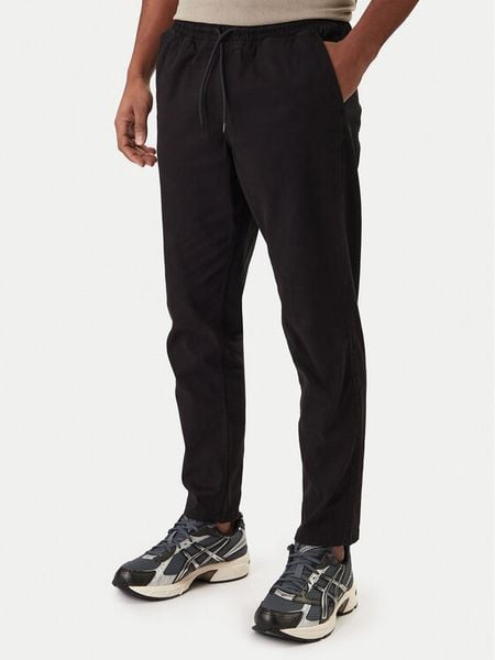Jack & Jones Joggery Stace Dylan 12288472 Czarny Regular Fit. Czarne spodnie materiałowe męskie Jack & Jones, l, bez wzorów, z bawełny. Za 139.99 zł.