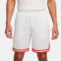 Spodenki koszykarskie Nike Dri-FIT DNA Białe - FN2651-121. Białe krótkie spodenki sportowe męskie Nike, bez wzorów, do koszykówki, dri-fit (nike). Za 159.85 zł.