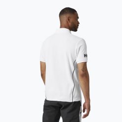Koszulka trekkingowa męska Helly Hansen Hp Racing Polo. Białe koszulki polo męskie Helly Hansen, m, bez wzorów, sportowe, bez ramiączek. Za 98.99 zł.