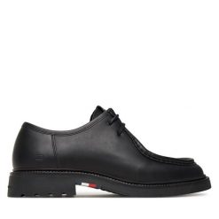 Półbuty Tommy Hilfiger. Czarne półbuty na co dzień męskie Tommy Hilfiger, bez zapięcia. Za 479.99 zł.