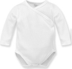 PINOKIO Body z długim rękawem niemowlęce białe rozpinane Lovely Day Pinokio 62. Białe body niemowlęce Pinokio, bez wzorów, bez ramiączek. Za 39.90 zł.