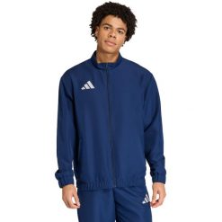 Bluza męska adidas Entrada 26 Presentation. Niebieskie bluzy męskie Adidas, m, bez wzorów, z poliesteru, bez kaptura, na fitness i siłownię, climacool (adidas). Za 134.99 zł.
