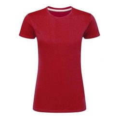 Idealna Koszulka Damska. Czerwone koszulki sportowe damskie SG, s, bez wzorów, sportowe, bez kołnierzyka. Za 34.99 zł.