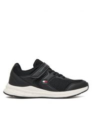 Tommy Hilfiger Sneakersy T3X9-34378-1697 S Czarny. Czarne trampki i tenisówki chłopięce Tommy Hilfiger, bez wzorów, z materiału, bez zapięcia. Za 329.99 zł.