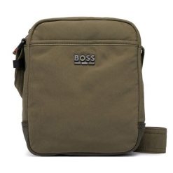 Saszetka BOSS. Zielone saszetki męskie Boss, młodzieżowe, małe. Za 449.99 zł.