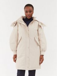 Guess Płaszcz zimowy Rolanda W3BL77 WFVW0 Beżowy Regular Fit. Brązowe płaszcze damskie Guess, na zimę, m, z aplikacjami, z bawełny, bez kaptura. Za 729.99 zł.