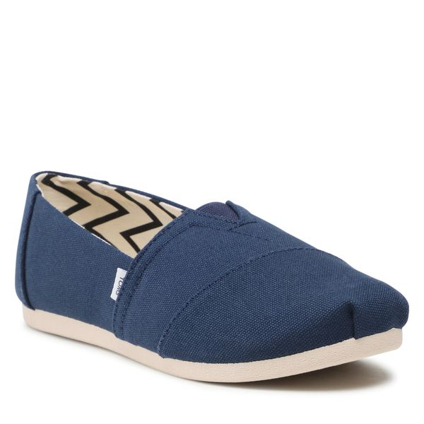 Tenisówki Toms. Niebieskie półbuty damskie Toms, bez wzorów, bez zapięcia. Za 179.99 zł.