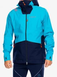Kurtka przeciwdeszczowa męska La Sportiva Chaser Evo Shell Jkt. Niebieskie kurtki męskie La Sportiva, m, bez wzorów, z materiału, bez kaptura. Za 1,384.40 zł.