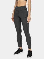 4F Legginsy treningowe szybkoschnące damskie XXS. Czarne legginsy damskie 4f, xxs, bez wzorów, z dzianiny, z podwyższonym stanem, na fitness i siłownię. W wyprzedaży za 69.99 zł.