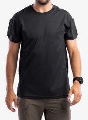 Koszulka bushcraft męska Helikon-Tex Tactical T-Shirt - TopCool Lite. Czarne t-shirty męskie HELIKON-TEX, m, bez wzorów, z materiału, klasyczne, bez kołnierzyka. Za 109.99 zł.