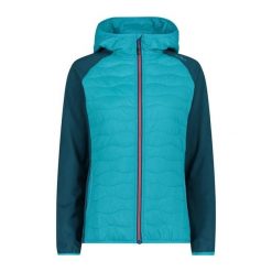 Bluza damska turystyczna CMP 32E2136. Niebieskie bluzy sportowe damskie CMP, l, bez wzorów, bez kaptura, trekkingowe. W wyprzedaży za 258.99 zł.