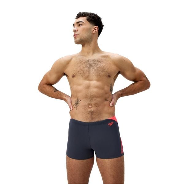 Spodenki kąpielowe męskie Speedo Hyperboom Spl Asht. Czarne kąpielówki męskie Speedo, l, bez wzorów, z materiału, na fitness i siłownię. Za 129.99 zł.