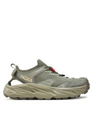 Hoka Sandały Hopara 2 1147650 Beżowy. Brązowe sandały męskie HOKA, z materiału, bez zapięcia. Za 399.99 zł.