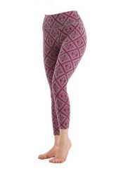 Venus - Legginsy termoaktywne (100% Merino / 230g/m²). Czerwone bielizna termoaktywna damska WOOLONA, l, bez wzorów, z dzianiny, bez ramiączek, długie. Za 351.00 zł.