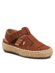 EMU Australia Sandały Cove K12512 Brązowy. Brązowe sandały dziewczęce Emu Australia, z materiału, bez zapięcia. Za 279.99 zł.