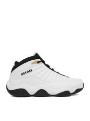 SHAQ Buty do koszykówki EO-NET AQ95088M-WB Biały. Białe buty sportowe męskie Shaq, ze skóry, bez zapięcia, do koszykówki. Za 369.99 zł.