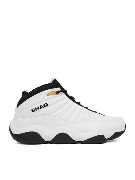 SHAQ Buty do koszykówki EO-NET AQ95088M-WB Biały. Białe buty sportowe męskie Shaq, bez zapięcia, do koszykówki. Za 369.99 zł.