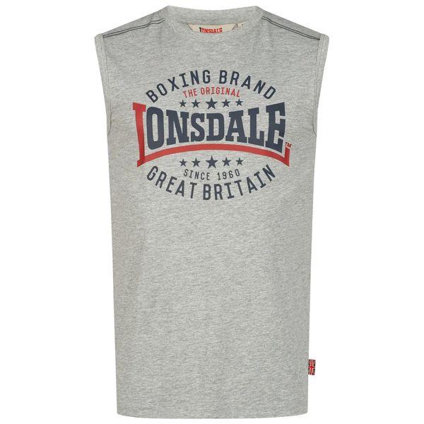 Tank top Lonsdale Regular Fit ST.Agnes. Niebieskie koszulki sportowe męskie Lonsdale, l, bez wzorów, bez kołnierzyka. Za 120.50 zł.