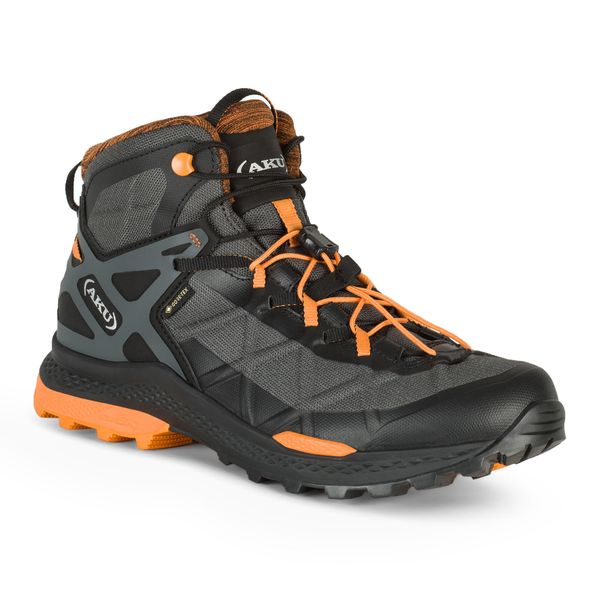 Buty turystyczne męskie AKU Rocket Mid DFS GTX. Czarne trekkingi męskie Aku, trekkingowe, gore-tex. Za 799.99 zł.