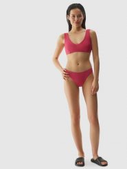 4F Dół od bikini damski - różowy XL. Czerwone bikini damskie 4f, na lato, xl, bez wzorów. W wyprzedaży za 19.99 zł.