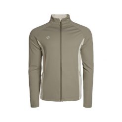 Kurtka polarowa męska Denver Stretch, dwuelastyczna, wiatroszczelna i oddychając. Szare kurtki męskie IZAS, m, bez wzorów, z nylonu, trekkingowe. Za 252.13 zł.