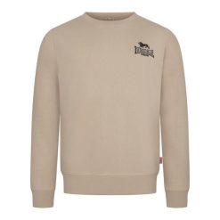 Bluza Lonsdale Lympstone. Brązowe bluzy męskie Lonsdale, m, bez wzorów, bez kaptura. Za 225.50 zł.