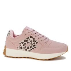Buty damskie sneakersy sportowe Lotto CALENTO AN. Czerwone obuwie sportowe damskie Lotto, bez wzorów, z jeansu, trekkingowe. Za 139.00 zł.